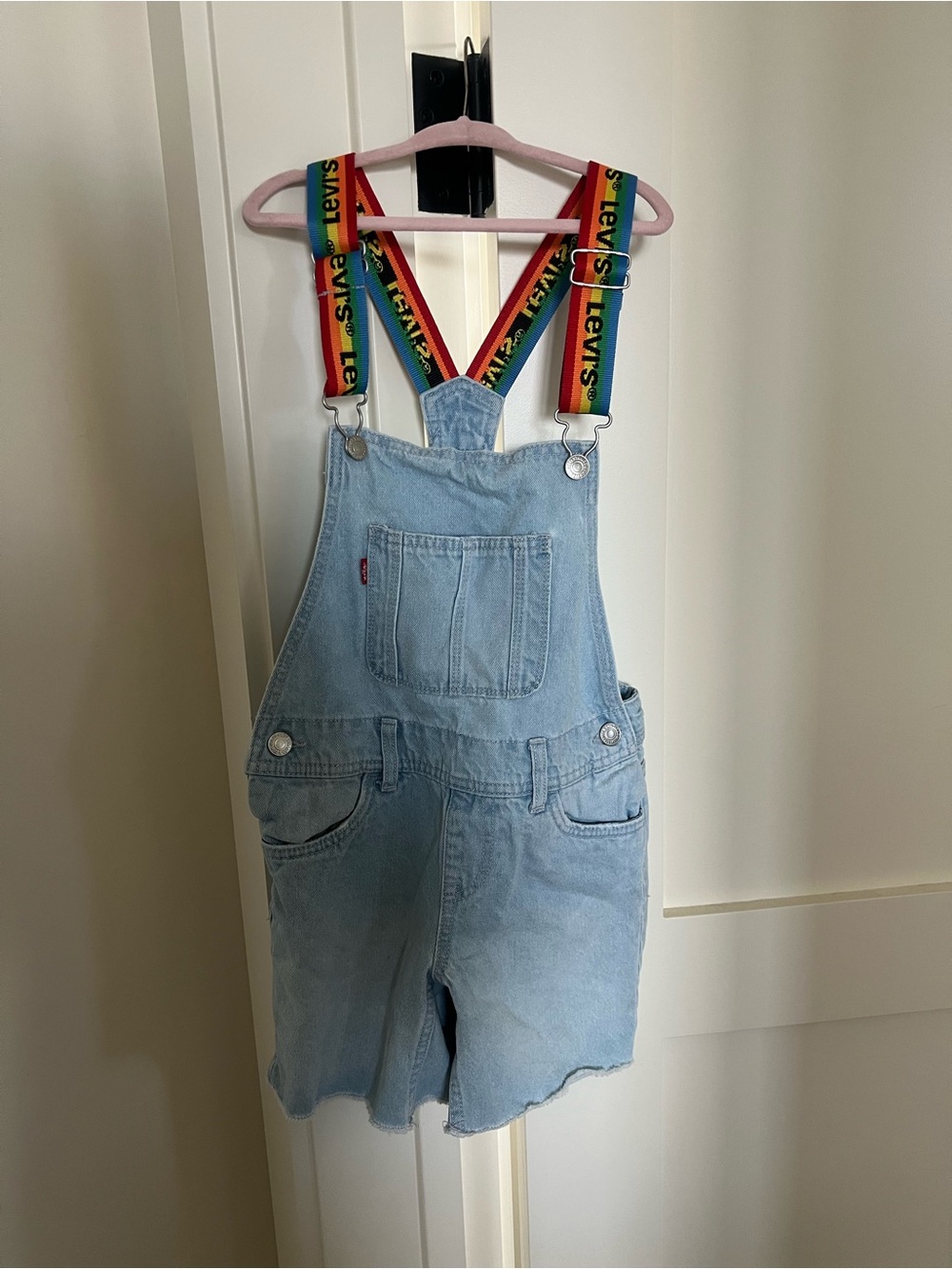 Levi's Light Blue Denim Shortall
